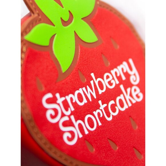 Strawberry Shortcake Cosmetic 3-Piece Zippered Bag Set Red Gingham NEW - Picture 10 of 10